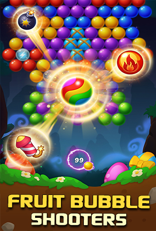 Fruit bubble shooters